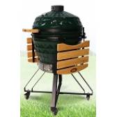 Гриль-барбекю керамический Start grill Pro24 черный/зелёный